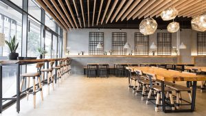 Hospitality restaurant fitout Melbourne MUN Korean Timber Revival