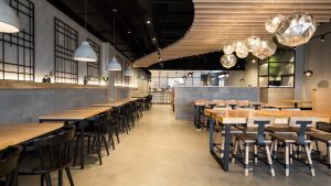 Hospitality restaurant fitout Melbourne MUN Korean Timber Revival